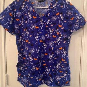 Halloween Scrub Top